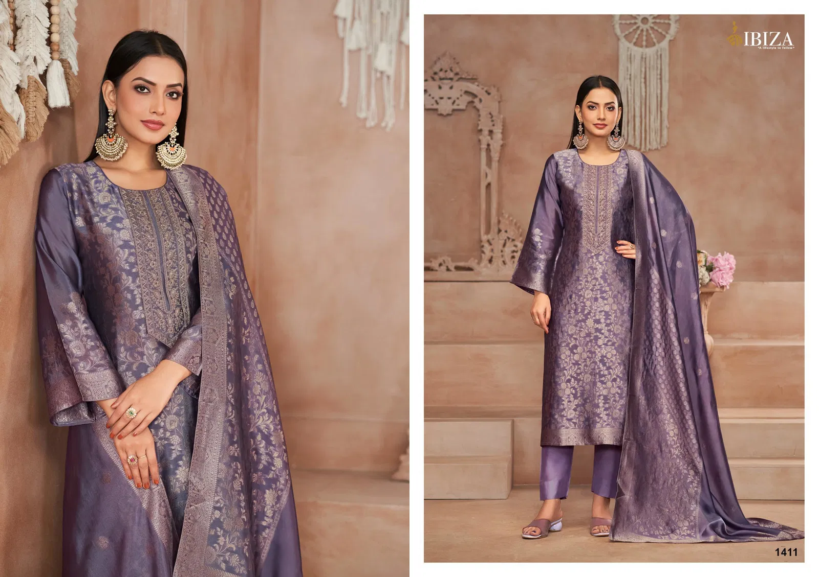 Alisa By Ibiza Banglory Silk Embroidery Designer Salwar Kameez Online Wholesale